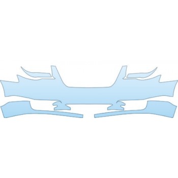 PAINT PROTECTION KIT - 2008 CHRYSLER TOWN &AMP; COUNTRY TOURING BUMPER(30 INCH) KIT - PRECUT PPF CLEAR BRA WRAP