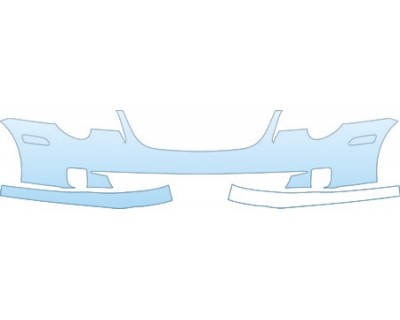 PAINT PROTECTION KIT - 2010 CHRYSLER CROSSFIRE  BUMPER KIT - PRECUT PPF CLEAR BRA WRAP