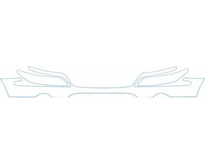 PAINT PROTECTION KIT - 2005 CHRYSLER PACIFICA BASE BUMPER KIT - PRECUT PPF CLEAR BRA WRAP