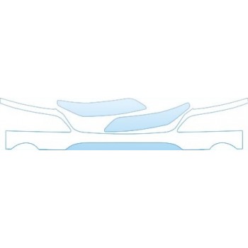 PAINT PROTECTION KIT - 2005 CHRYSLER PACIFICA BASE BUMPER KIT - PRECUT PPF CLEAR BRA WRAP