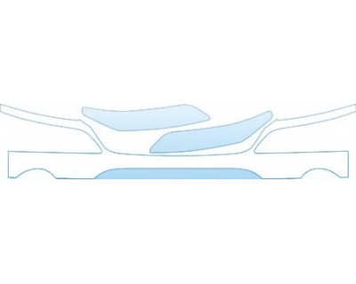 PAINT PROTECTION KIT - 2005 CHRYSLER PACIFICA BASE BUMPER KIT - PRECUT PPF CLEAR BRA WRAP