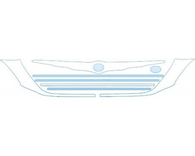 PAINT PROTECTION KIT - 2005 CHRYSLER PACIFICA BASE GRILLE KIT - PRECUT PPF CLEAR BRA WRAP