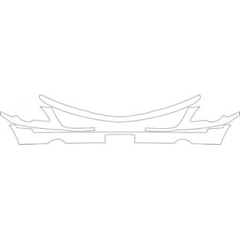 2008 CHRYSLER PACIFICA BASE  Bumper With Plate Cut Out Kit