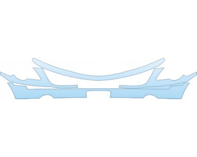 PAINT PROTECTION KIT - 2008 CHRYSLER PACIFICA TOURING BUMPER WITH PLATE CUT OUT KIT - PRECUT PPF CLEAR BRA WRAP