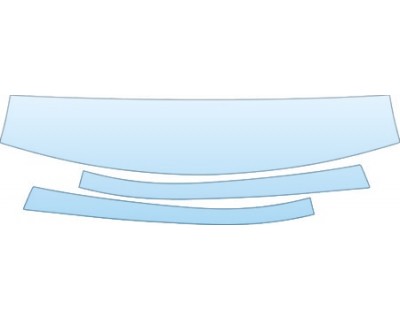 PAINT PROTECTION KIT - 2008 CHRYSLER PACIFICA TOURING ROOF A-PILLAR KIT - PRECUT PPF CLEAR BRA WRAP