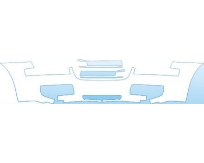 PAINT PROTECTION KIT - 2004 CHRYSLER 300 BASE MODEL BUMPER KIT - PRECUT PPF CLEAR BRA WRAP