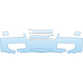 PAINT PROTECTION KIT - 2009 CHRYSLER 300 LIMITED BUMPER KIT - PRECUT PPF CLEAR BRA WRAP