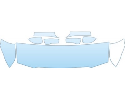 2009 CHRYSLER 300 C  Hood Fender Mirror Kit - PRECUT PPF CLEAR BRA WRAP