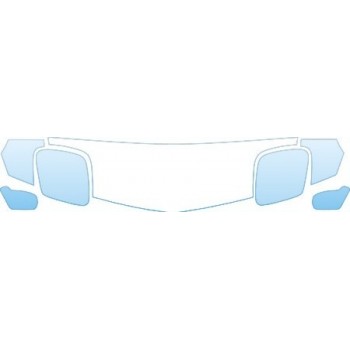 2000 CHEVROLET CORVETTE  HOOD-FENDER-MIRROR-LIGHT OPENING - PRECUT PPF CLEAR BRA WRAP