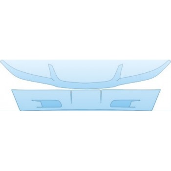 PAINT PROTECTION KIT - 2001 CHEVROLET IMPALA SPORT PACKAGE BUMPER BASE KIT - PRECUT PPF CLEAR BRA WRAP