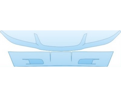 PAINT PROTECTION KIT - 2005 CHEVROLET IMPALA BASE BUMPER BASE KIT - PRECUT PPF CLEAR BRA WRAP