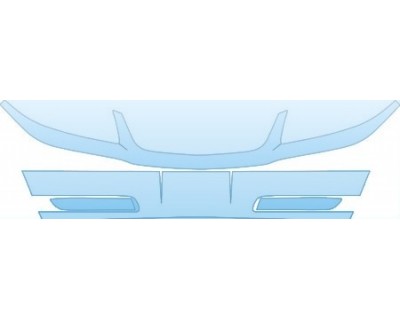 PAINT PROTECTION KIT - 2001 CHEVROLET IMPALA SPORT PACKAGE BUMPER KIT - PRECUT PPF CLEAR BRA WRAP