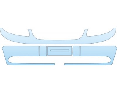 PAINT PROTECTION KIT - 2003 CHEVROLET MALIBU BUMPER - PRECUT PPF CLEAR BRA WRAP