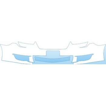 PAINT PROTECTION KIT - 2006 CHEVROLET MALIBU MAXX SS SS BUMPER (WITH PLATE CUT OUT) KIT - PRECUT PPF CLEAR BRA WRAP