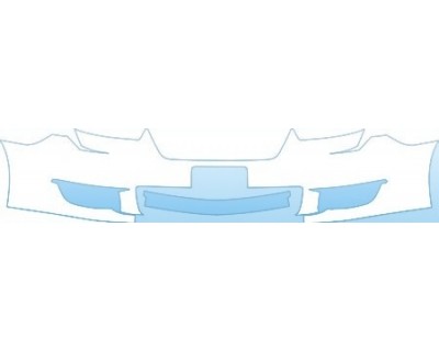 PAINT PROTECTION KIT - 2007 CHEVROLET MALIBU MAXX SS SS BUMPER (WITH PLATE CUT OUT) KIT - PRECUT PPF CLEAR BRA WRAP