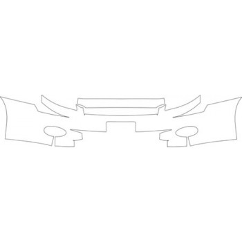 2007 CHEVROLET MONTE CARLO BASE  Bumper (with Plate Cut Out) Kit