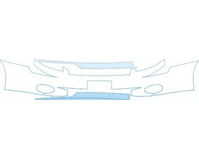PAINT PROTECTION KIT - 2007 CHEVROLET MONTE CARLO SS SS BUMPER (WITH PLATE CUT OUT) KIT - PRECUT PPF CLEAR BRA WRAP