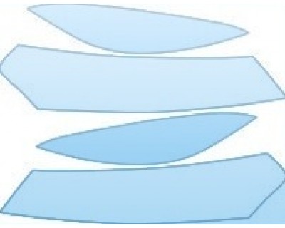 2007 CHEVROLET MONTE CARLO BASE  Headlights Kit - PRECUT PPF CLEAR BRA WRAP