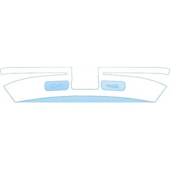 1995 CHEVROLET ASTRO  BUMPER LOWER [WITH FRONT LICENSE PLATE]