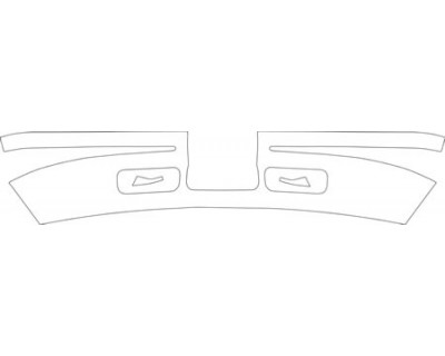 1996 CHEVROLET ASTRO  BUMPER LOWER [WITH FRONT LICENSE PLATE]