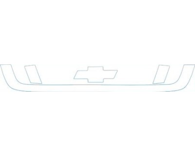 PAINT PROTECTION KIT - 2006 CHEVROLET AVALANCHE BASE GRILLE KIT - PRECUT PPF CLEAR BRA WRAP
