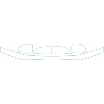 2006 CHEVROLET AVALANCHE BASE  Hood Fender Mirror Kit - PRECUT PPF CLEAR BRA WRAP