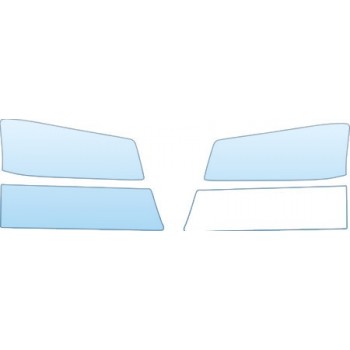 2004 CHEVROLET SILVERADO 2500 HD  Headlights Kit - PRECUT PPF CLEAR BRA WRAP