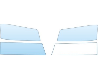 2004 CHEVROLET SILVERADO 1500 Headlights Kit - PRECUT PPF CLEAR BRA WRAP