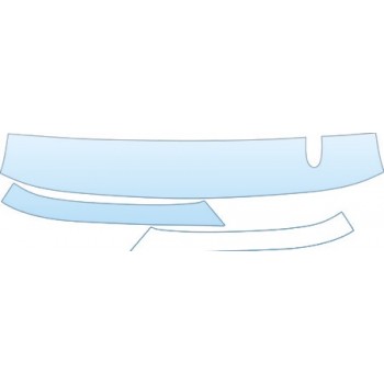 PAINT PROTECTION KIT - 2006 CHEVROLET SILVERADO 2500 ROOF A-PILLAR (WITH ANTENNA) KIT - PRECUT PPF CLEAR BRA WRAP