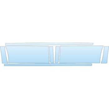 PAINT PROTECTION KIT - 2006 CHEVROLET SILVERADO 2500 HD CREW CAB LONG BED ROCKERS KIT - PRECUT PPF CLEAR BRA WRAP