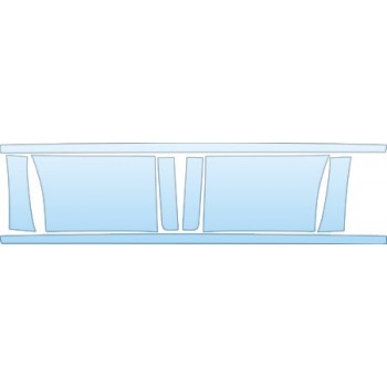 PAINT PROTECTION KIT - 2006 CHEVROLET SILVERADO 2500 CREW CAB REGULAR BED ROCKERS KIT - PRECUT PPF CLEAR BRA WRAP