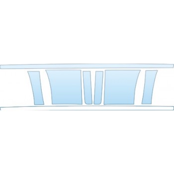 PAINT PROTECTION KIT - 2006 CHEVROLET SILVERADO 2500 CREW CAB BED ROCKERS KIT - PRECUT PPF CLEAR BRA WRAP