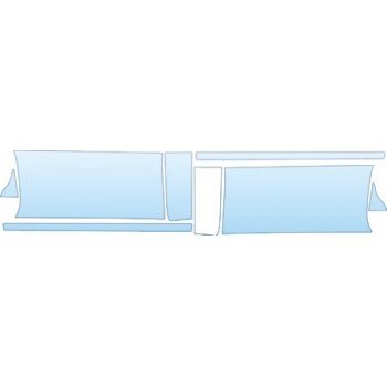 PAINT PROTECTION KIT - 2006 CHEVROLET SILVERADO 2500 REGULAR CAB LONG BED ROCKERS (WITH FLARES) KIT - PRECUT PPF CLEAR BRA WRAP