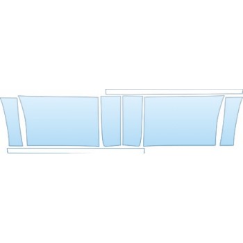 PAINT PROTECTION KIT - 2006 CHEVROLET SILVERADO 2500 REGULAR CAB REGULAR BED ROCKERS KIT - PRECUT PPF CLEAR BRA WRAP