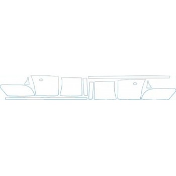 PAINT PROTECTION KIT - 2006 CHEVROLET SILVERADO 1500 HD EXTENDED CAB LONG BED DUALLY ROCKERS (WITH FLARES) KIT - PRECUT PPF CLEAR BRA WRAP