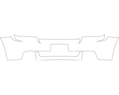 2009 CHEVROLET TRAILBLAZER SS  Ss Bumper With Plate Cut Out Kit