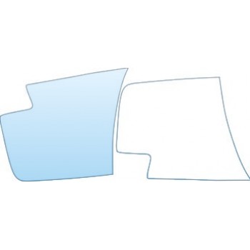 Precut PPF Kit – Clear Bra Paint Protection Film 2008 CHEVROLET TRAILBLAZER SS Ss Rear Wheel Splash Area Kit - PRECUT PPF CLEAR BRA WRAP