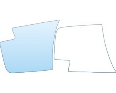 2007 CHEVROLET TRAILBLAZER SS  Ss Rear Wheel Splash Area Kit - PRECUT PPF CLEAR BRA WRAP