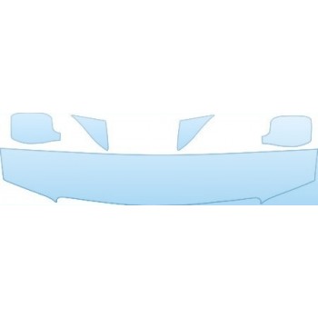 PAINT PROTECTION KIT - 2002 CHEVROLET VENTURE HOOD FENDER AND MIRROR KIT - PRECUT PPF CLEAR BRA WRAP