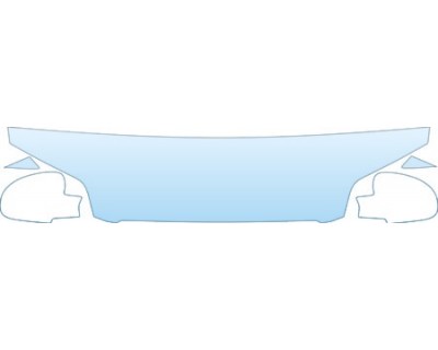2008 CHEVROLET AVEO5 SEDAN  Hood Fender Mirror Kit - PRECUT PPF CLEAR BRA WRAP