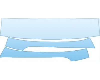 PAINT PROTECTION KIT - 2008 CHEVROLET AVEO SEDAN LS ROOF A-PILLAR KIT - PRECUT PPF CLEAR BRA WRAP