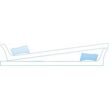 PAINT PROTECTION KIT - 2008 CHEVROLET AVEO SEDAN LS ROCKERS KIT - PRECUT PPF CLEAR BRA WRAP