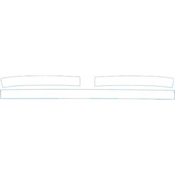 PAINT PROTECTION KIT - 2008 CHEVROLET C-4500 SEDAN GRILLE KIT - PRECUT PPF CLEAR BRA WRAP