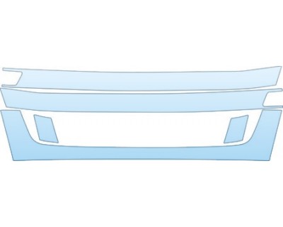 PAINT PROTECTION KIT - 2008 CHEVROLET COLORADO SS GRILLE KIT - PRECUT PPF CLEAR BRA WRAP