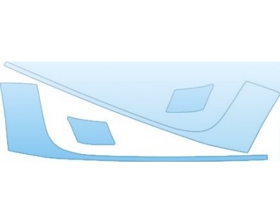 PAINT PROTECTION KIT - 2004 CHEVROLET EQUINOX GRILLE KIT - PRECUT PPF CLEAR BRA WRAP