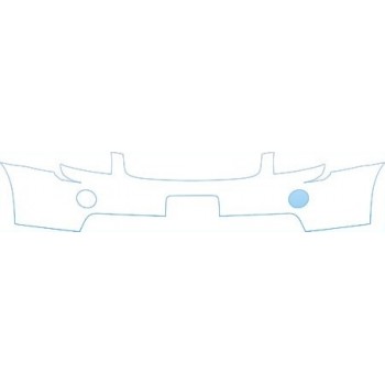 2009 CHEVROLET EQUINOX BASE  Bumper With Plate Cut Out Kit