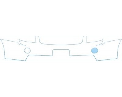 2008 CHEVROLET EQUINOX BASE  Bumper With Plate Cut Out Kit