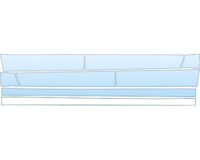 PAINT PROTECTION KIT - 2008 CHEVROLET EQUINOX SPORT ROCKERS KIT - PRECUT PPF CLEAR BRA WRAP