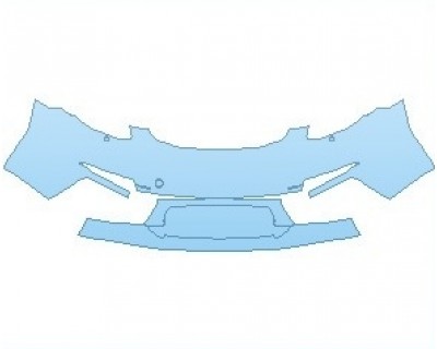 PAINT PROTECTION KIT - 2023 PORSCHE 718 BOXSTER BASE BUMPER WITH WASHERS - PRECUT PPF CLEAR BRA WRAP