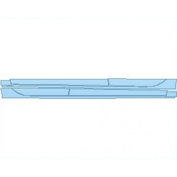 PAINT PROTECTION KIT - 2023 VOLKSWAGEN GOLF GTI HATCHBACK ROCKER PANELS - PRECUT PPF CLEAR BRA WRAP
